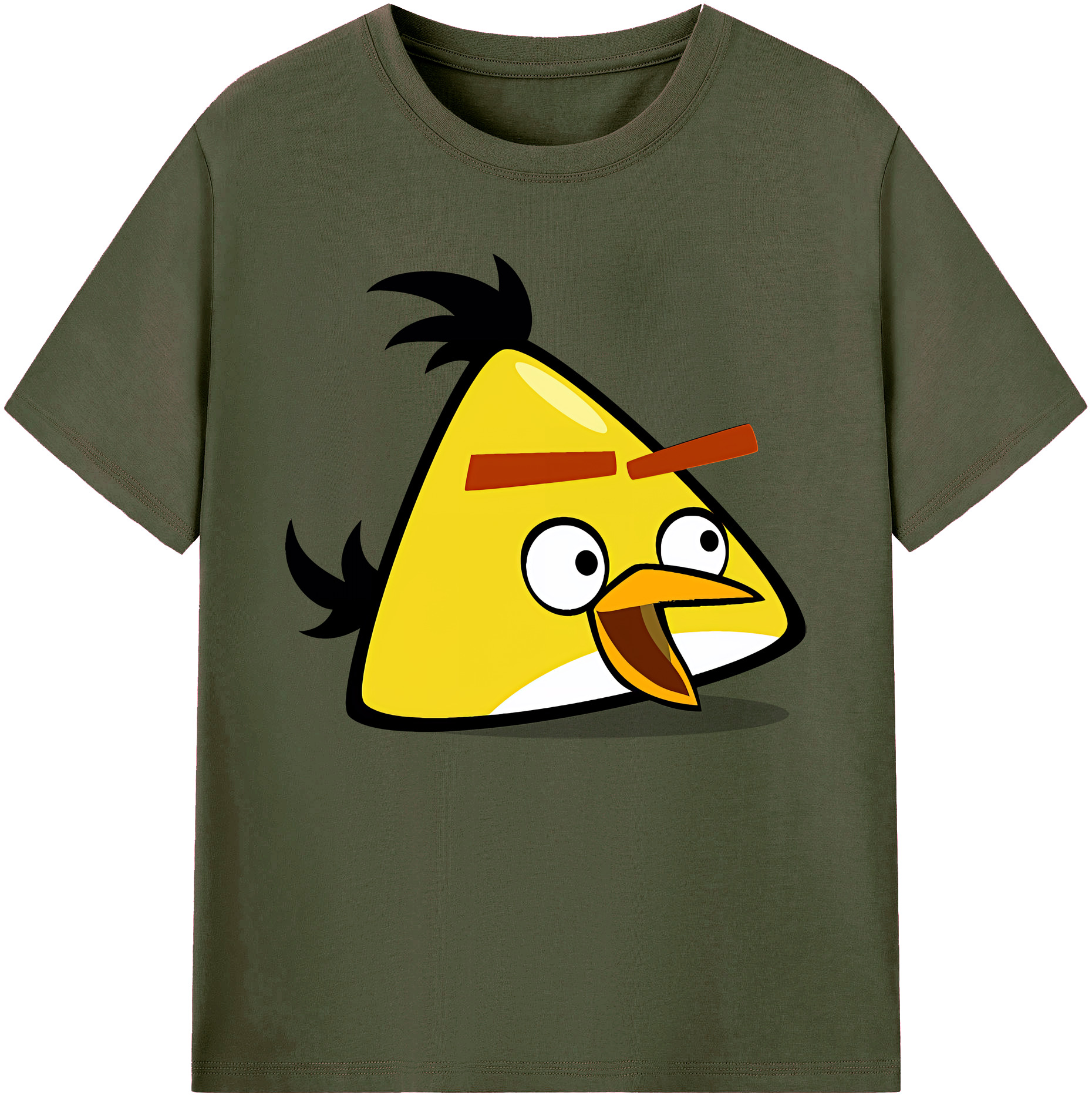 （画像用） Angry Birds アングリーバード 綿100％ メンズ半袖Tシャツ｜肌触りやわらか＆通気性